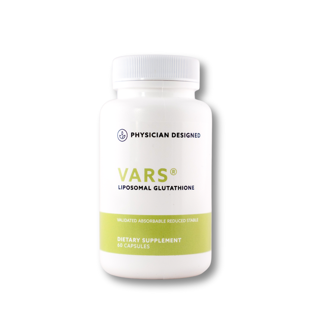 VARS Glutathione Capsules product packaging